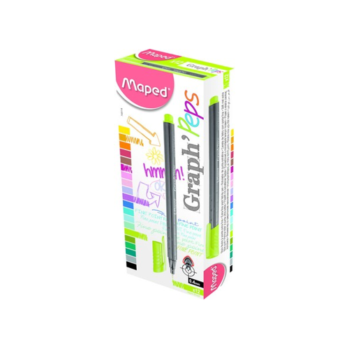 Fineliner Graph Peps 0.4 MM Elma Yeşili 12 Lİ 74911403-12-LI-PKT
