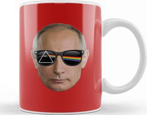 Dark Side Of Vladimir Putin Kupa Bardak Porselen