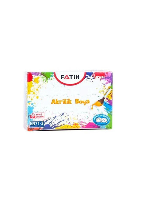 Akrilik Boya 100 Ml Kırmızı 6 Lı