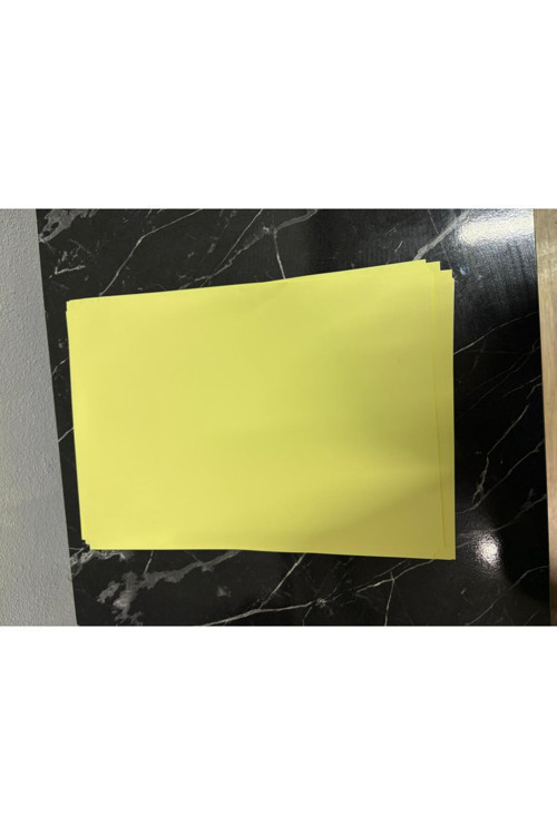 1. Kalite ( 50 Adet ) Sarı Renk A4 Kağıdı, Renkli A4 Kağıdı, Fon Kağıdı, Renkli Fotokopi Kağıdı