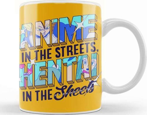 Anime İn The Streets Hentai Kupa Bardak Porselen
