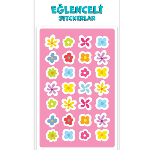 Puffy Sticker Orta Boy Çiçek 221204-99