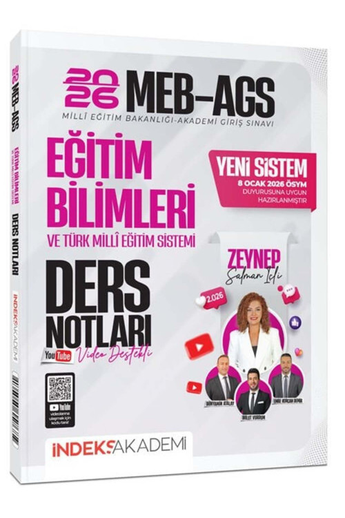 Yeni Ags - 2026 Meb-Ags Eğitim Bilimleri Ve Türk Milli Eğitim Sistemi Video Ders Notl