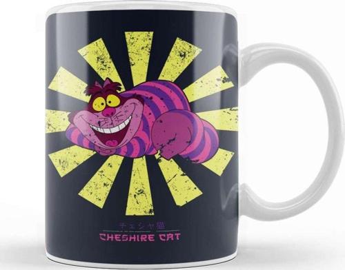 Cheshire Cat Retro Japanese Kupa Bardak Porselen