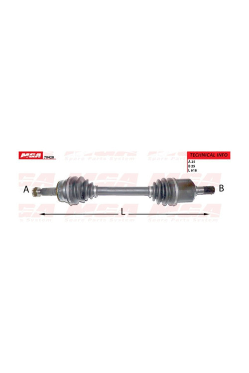 Aks Komple Sol-(Hyundai: Accent 0306 "Admire 1.5 Crdi 3Cyl Dizel " ) - Mga-70428