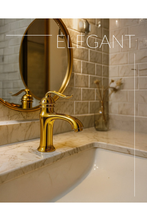 Elegant Gold Serisi Lavabo Bataryası