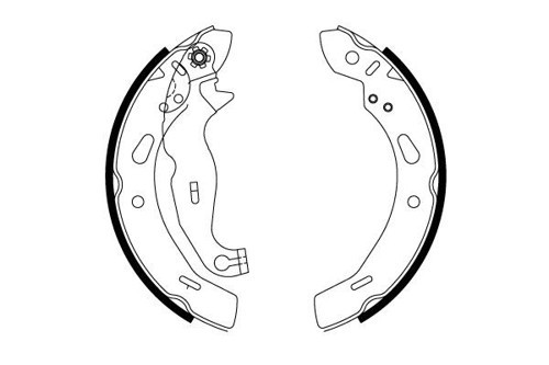 Pabuçlu Fren Balatası Arka FORD FORD FIESTA 2012-, FIESTA VI 08- (1 TK )