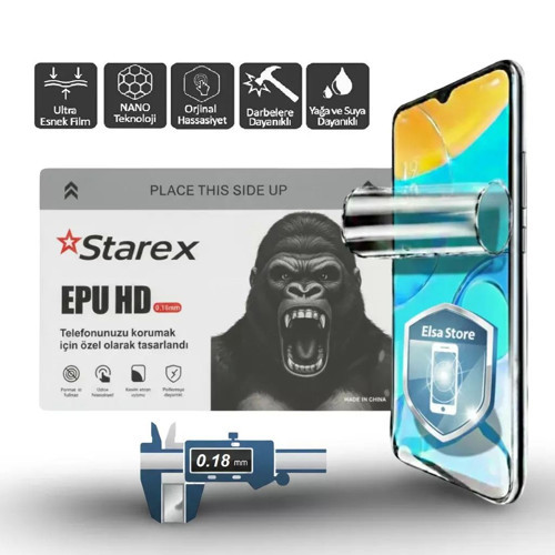 Honor 600 PRO Uyumlu NANO Ekran Koruyucu Ultra İnce EPU - 0.18 mm HD STAREX
