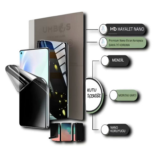 Huawei PURA 90 PRO Uyumlu NANO Ekran Koruyucu ULTRA İnce Esnek - Hd Şeffaf Hayalet - Umbos