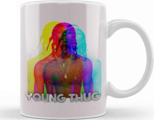 Young Thug Drawing Art Logo Kupa Bardak Porselen