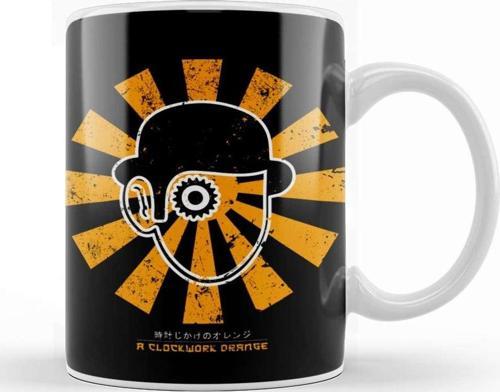 A Clockwork Orange Retro Japanese Kupa Bardak Porselen