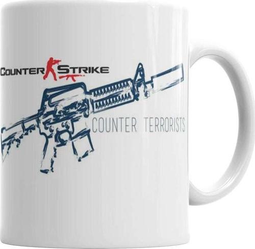 Counter Strike Counter Terrorist Kupa Bardak Porselen