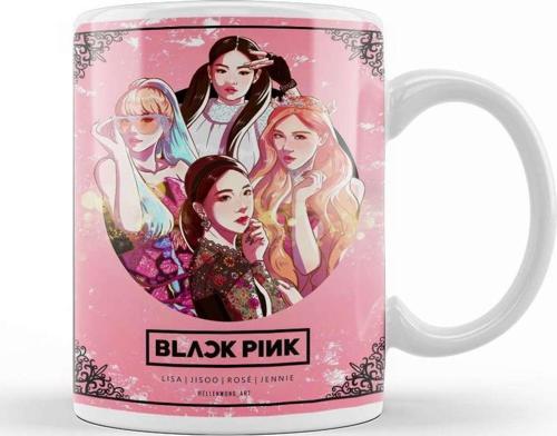 Blackpink Jisoo Jennie Rosé Lisa Kupa Bardak Porselen