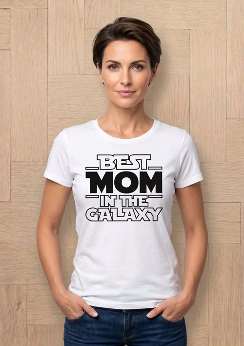 Best Mom Ever ütü ile uygulanabilinen DTF tekstil baskı