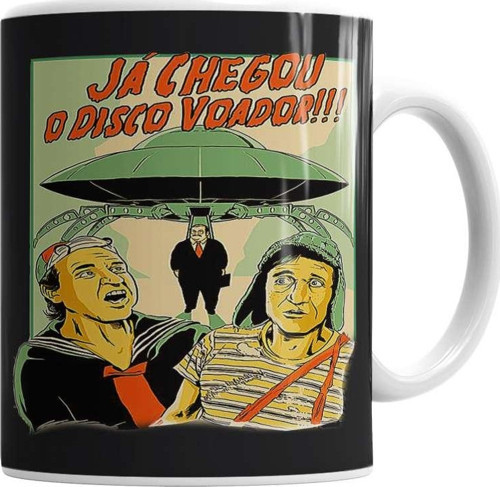 Chaves Ja Chegou O Disco Voador Kupa Bardak Porselen