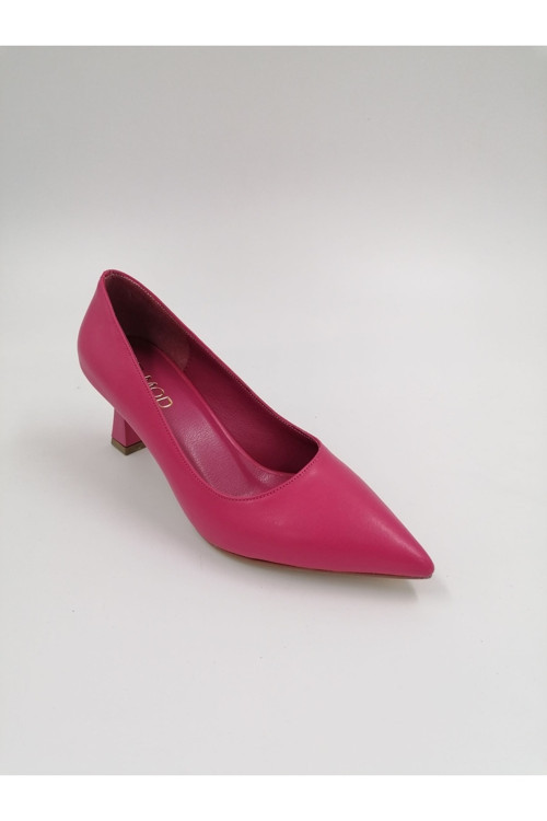 1453 Fuşya Renk Topuklu Stiletto