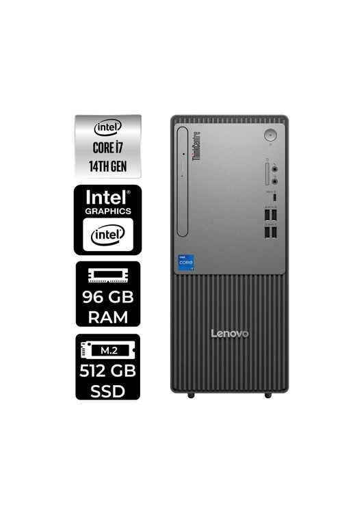 Thinkcentre Neo 50T G5 İ7 14700 96Gb 512Gb Ssd W11H Masaüstü Bilgisayar & Per4 Usb Bellek