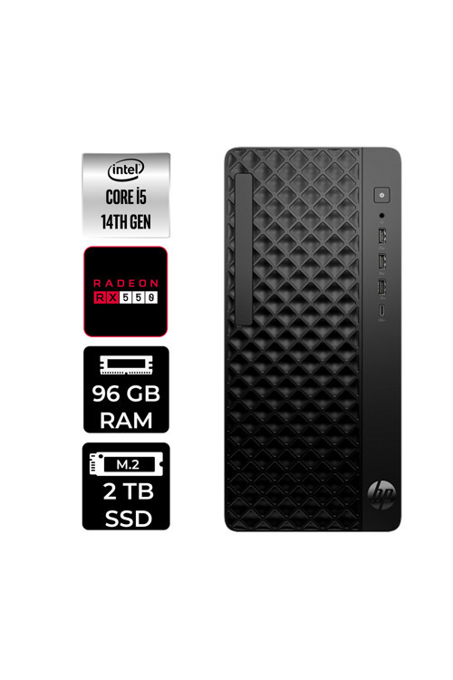 Prodesk 2 Tower G1İ İ5 14500 96Gb 2Tb Ssd Rx550/4Gb Fdos Masaüstü Bilgisayar