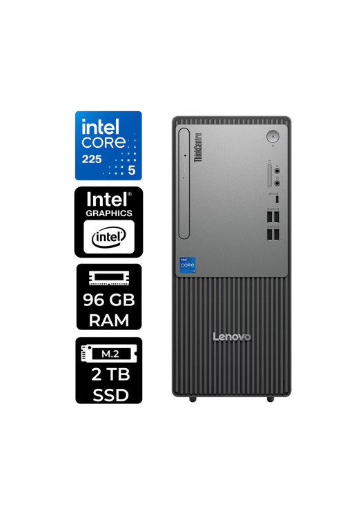 Thinkcentre Neo 50T G6 Ultra 5 225 96Gb 2Tb Ssd Fdos Masaüstü Bilgisayar & Per4 Usb Bellek