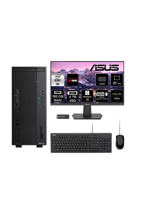 Expertcenter B900 Ultra 7 265 192Gb 4Tb Ssd Rx550/4Gb 27" W11P Masaüstü Bilgisayar