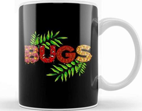 Awesome Bugs Insects & Plants Cute Nature Kupa Bardak Porselen