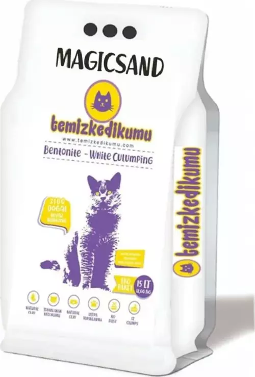 TEMİZKEDİKUMU Aktif Karbonlu 15 Lt Kedi Kumu