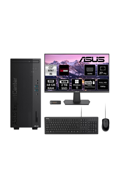Expertcenter B900 Ultra 7 265 48Gb 2Tb Ssd Rx550/4Gb 27" W11H Masaüstü Bilgisayar