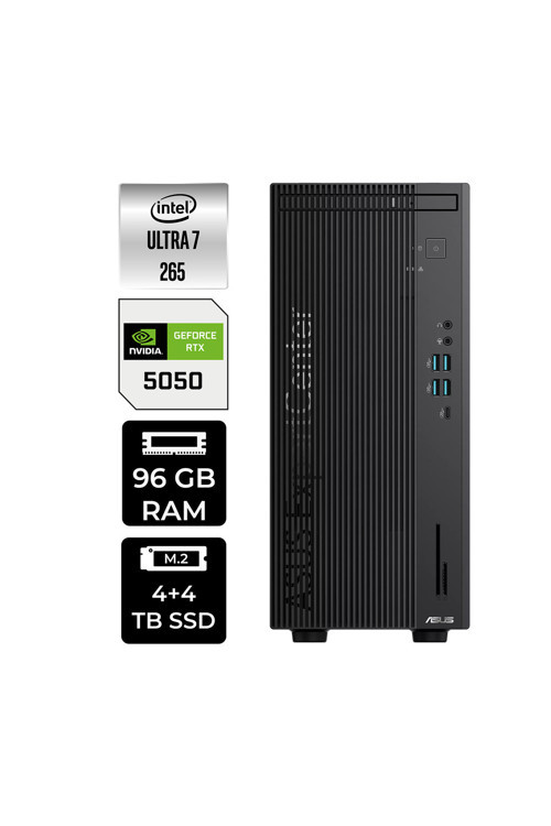 Expertcenter B900 Ultra 7 265 96Gb 4Tb+4Tb Ssd Rtx5050/8Gb Fdos Masaüstü Bilgisayar