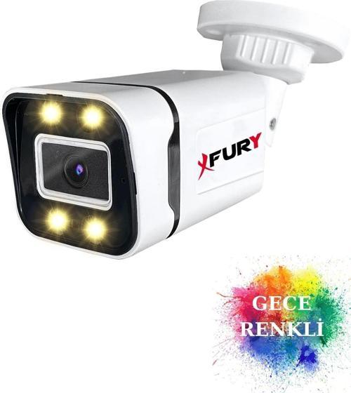 Gece Renkli - 5mp Lens 1080p Full HD Ahd Güvenlik Kamerası 4 x Ultra Led Renkli Gece Görüş 5580