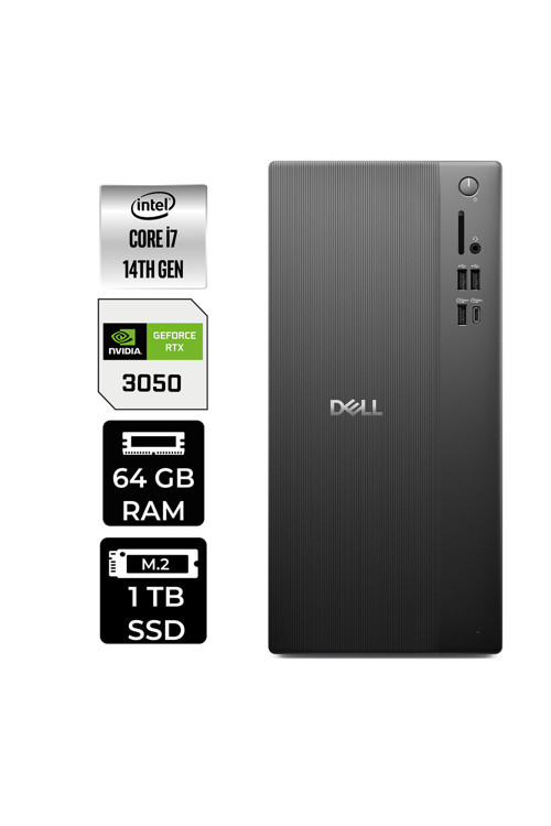 Pro Tower Ect1250 İ7 14700 64Gb 1Tb Ssd Rtx3050/6Gb W11P Masaüstü Bilgisayar