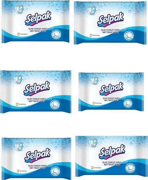 Yetişkin Islak Tuvalet Kağıdı 6 x 42 Yaprak