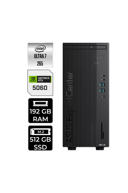 Expertcenter B900 Ultra 7 265 192Gb 512Gb Ssd Rtx5060/8Gb Fdos Masaüstü Bilgisayar