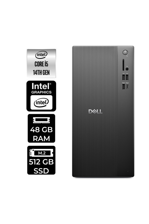 Tower Ect1250 İ5 14400 48Gb 512Gb Ssd Fdos Masaüstü Bilgisayar & Per4 Usb Bellek