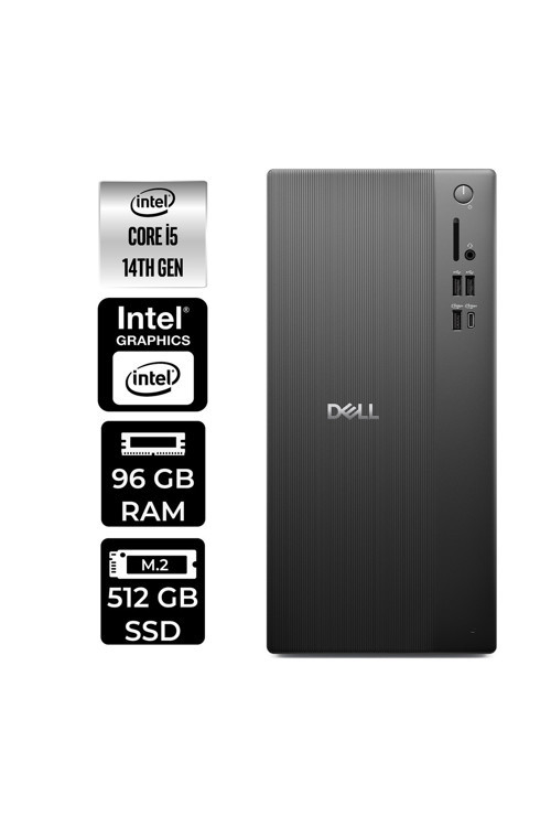 Tower Ect1250 İ5 14400 96Gb 512Gb Ssd W11P Masaüstü Bilgisayar & Per4 Usb Bellek