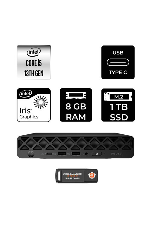 Pro Mini 260 G9 Intel Core İ5 1335U 8Gb 1Tb Ssd Fdos Mini Masaüstü Bilgisayar