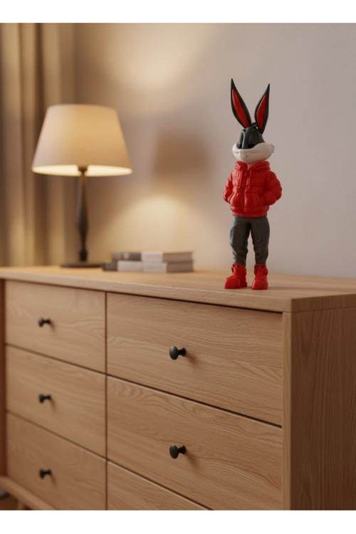 Bugs Bunny Büyük Boy Figür 10×34 cm Salon Dekoru