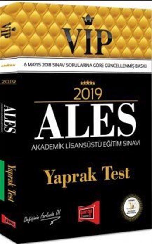 2019 ALES VİP Yaprak Test