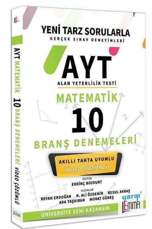 AYT Lemma Matematik Video Çözümlü 10 Branş Denemeleri