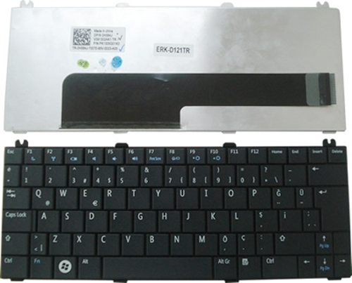 Dell Mini 12, İnspiron 1210 Türkçe Netbook Klavyesi - Siyah / 0H584J, V091302AK1 TR, PK1305G01K0