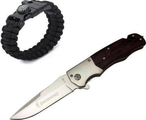 Browning Ahşap Kurtarma Çakısı F142 23 CM