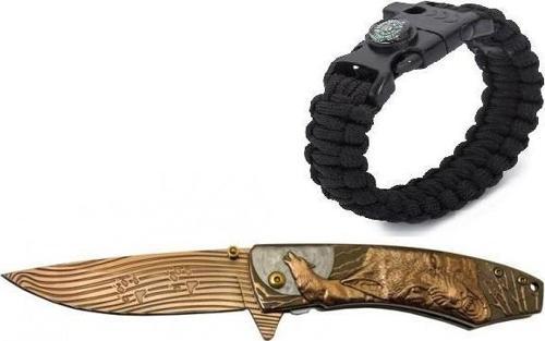 Columbia Kurt Çakı Gold FXT-3105-B 21.5 CM