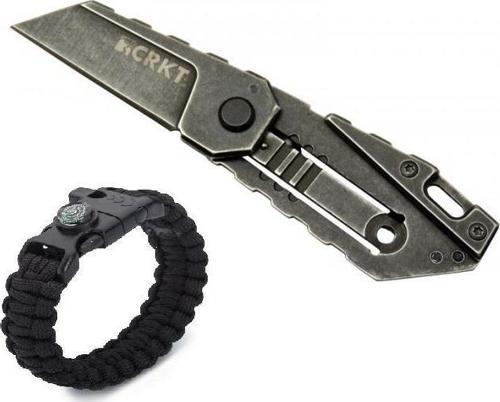 Crkt Alf 6 Çakı Füme 7410 BK 12 CM