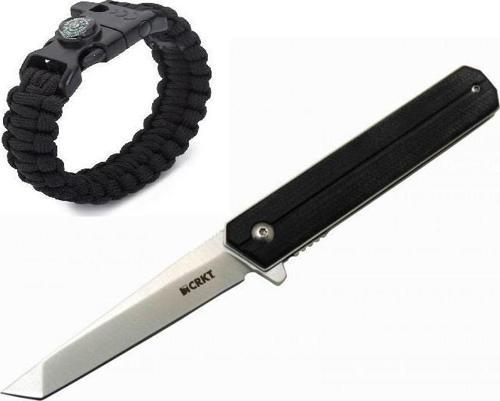 Crkt Tasian Tanto Çakı 15FF BK 20 CM