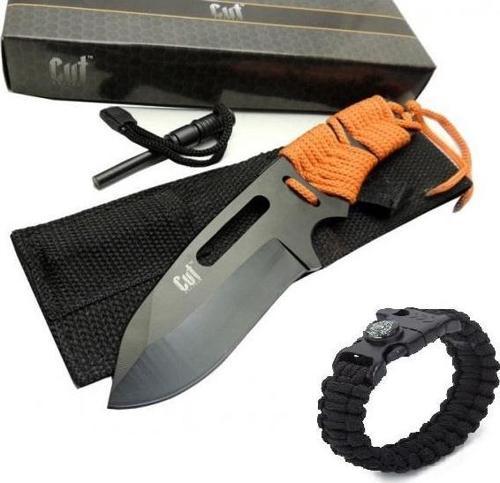 Cut Knives Magnezyum Çubuklu Avcı Bıçağı F-2 21 CM