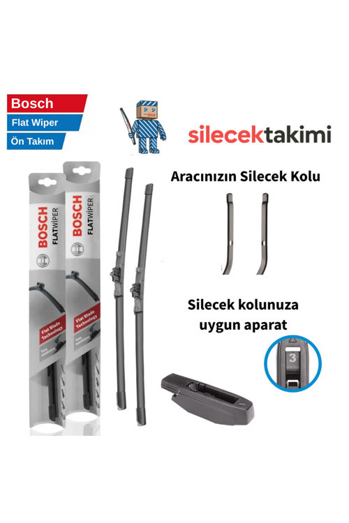 Renault Clio Capmus Silecek Takımı 2014 Model Ön Flat Wiper