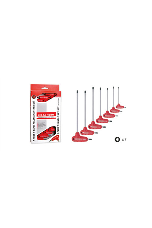Cer-Pa X-Plus T.saplı Torx Allen Anahtar Takım 7'li
