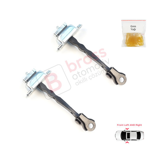 Nissan Qashqai MK1 J10 2006-2014 80430JD000 İçin 2 Adet Ön Sağ VE Sol Kapı Gergisi