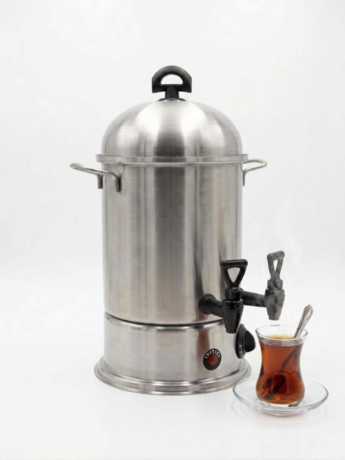 60 Bardak Çay Makinesi Çift Musluklu Semaver