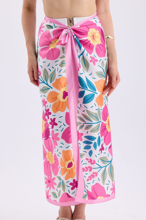 Kadın Plaj Giyim Tesettür Pareo Uzun Iç Göstermez Parlak Yumuşak Kumaş (150Cm * 95Cm)