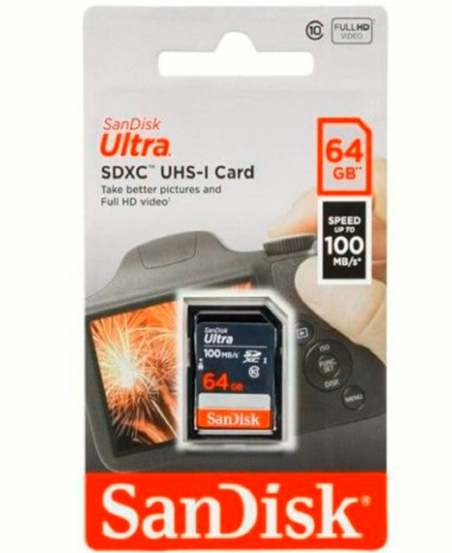 Ultra 64GB SDXC 100MB/s Hafıza Kartı-SDSDUNR-064G-GN3IN